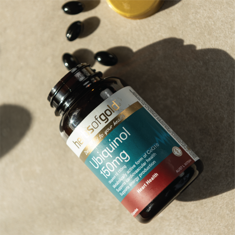 Herbs of Gold Ubiquinol 150mg 60 Capsules