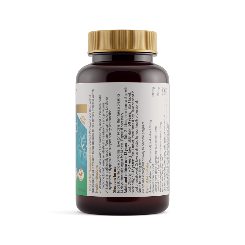 Herbs of Gold Wormwood Clear 84 Tablets