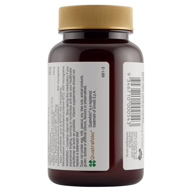 Herbs of Gold Activated B Complex 30 Capsules