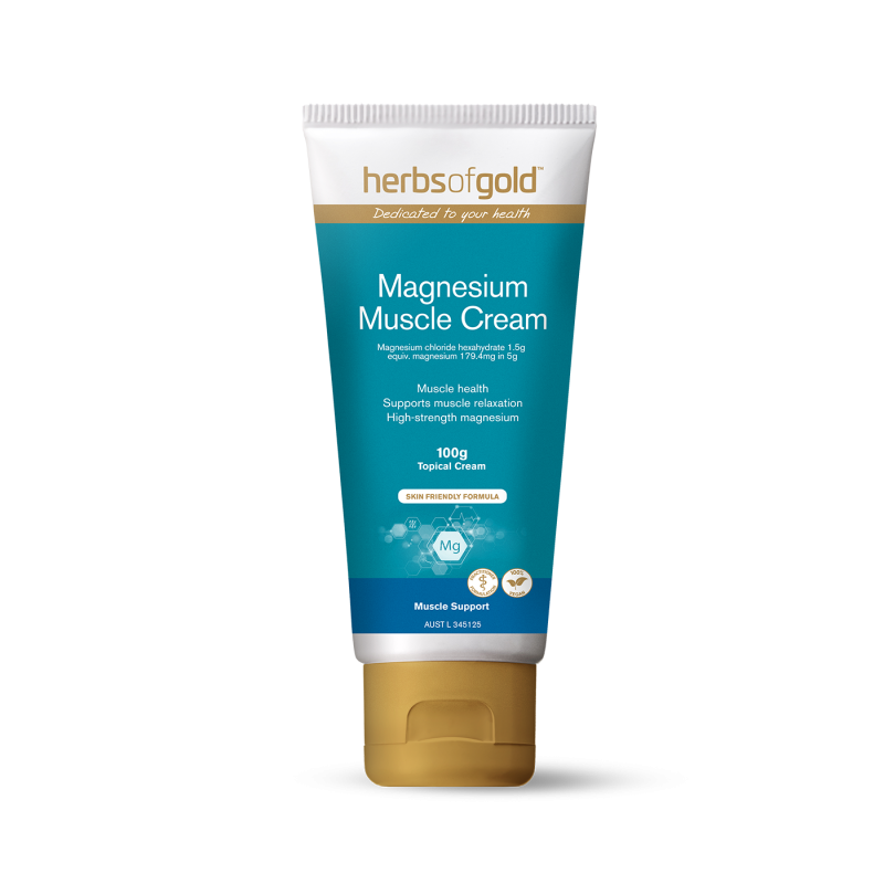 Herbs of Gold Magnesium Muscle Cream 100g