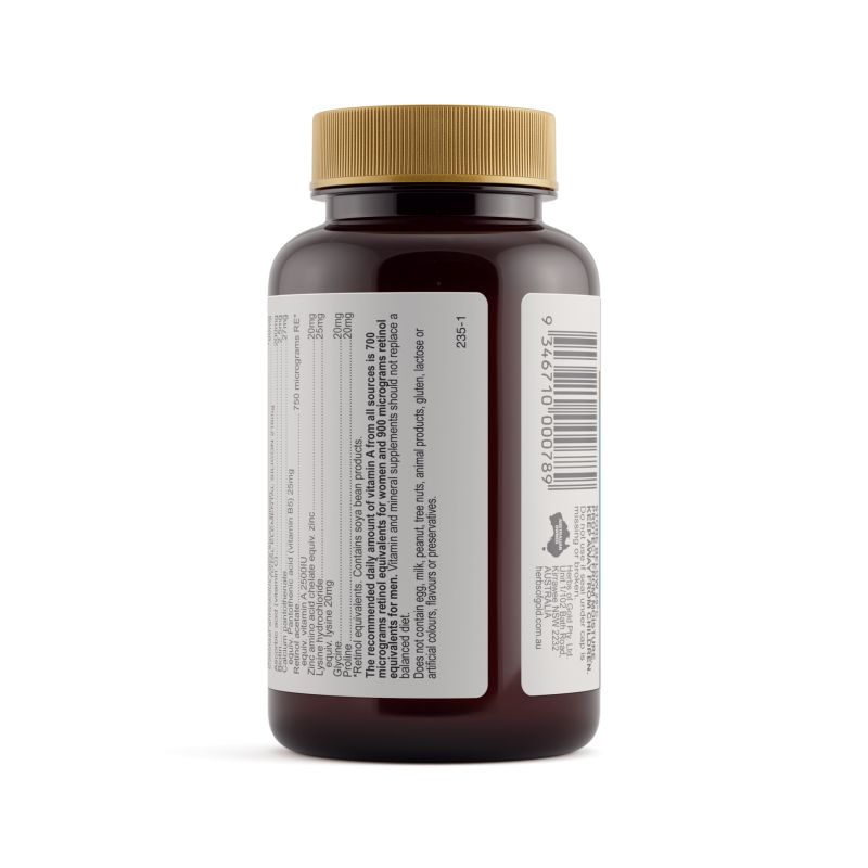 Herbs of Gold Silica Hair Skin & Nails 60 Tablets