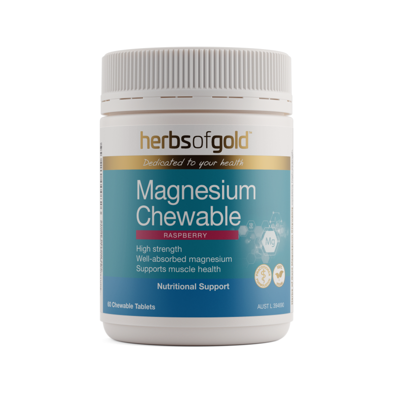 Herbs of Gold Magnesium Chewable 60 Tablets