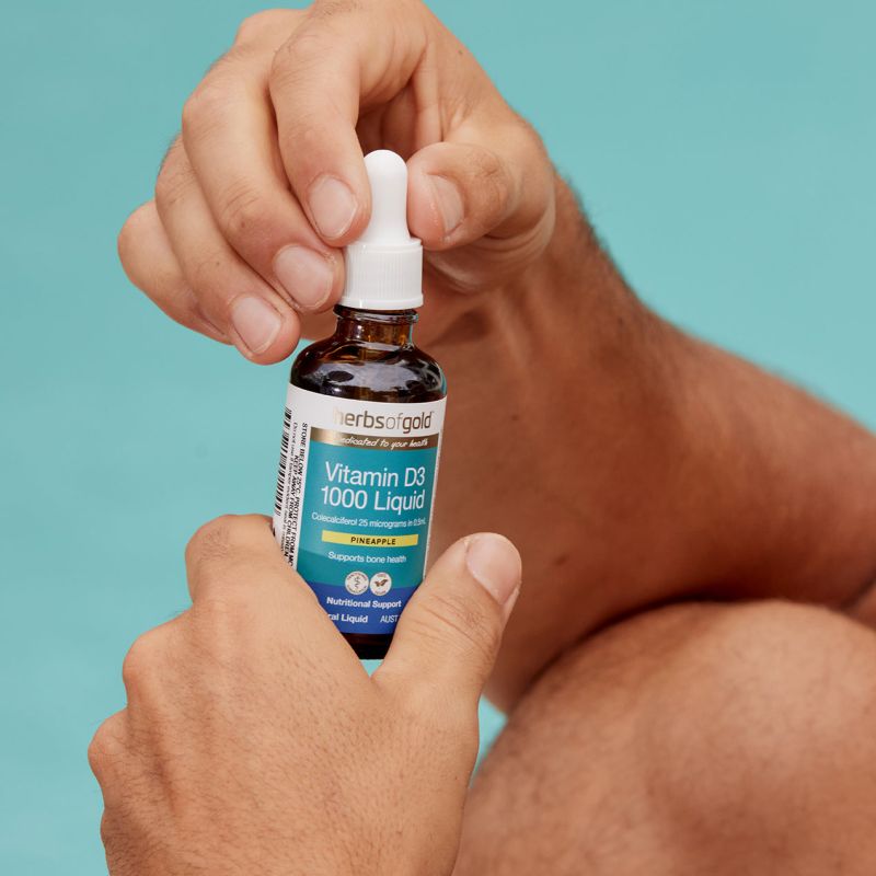 Herbs of Gold Vitamin D3 1000 Liquid 50mL