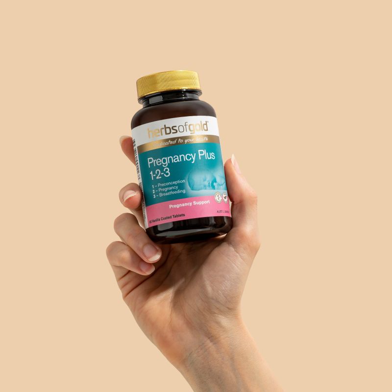 Herbs of Gold Pregnancy Plus 1 2 3 60 Tablets