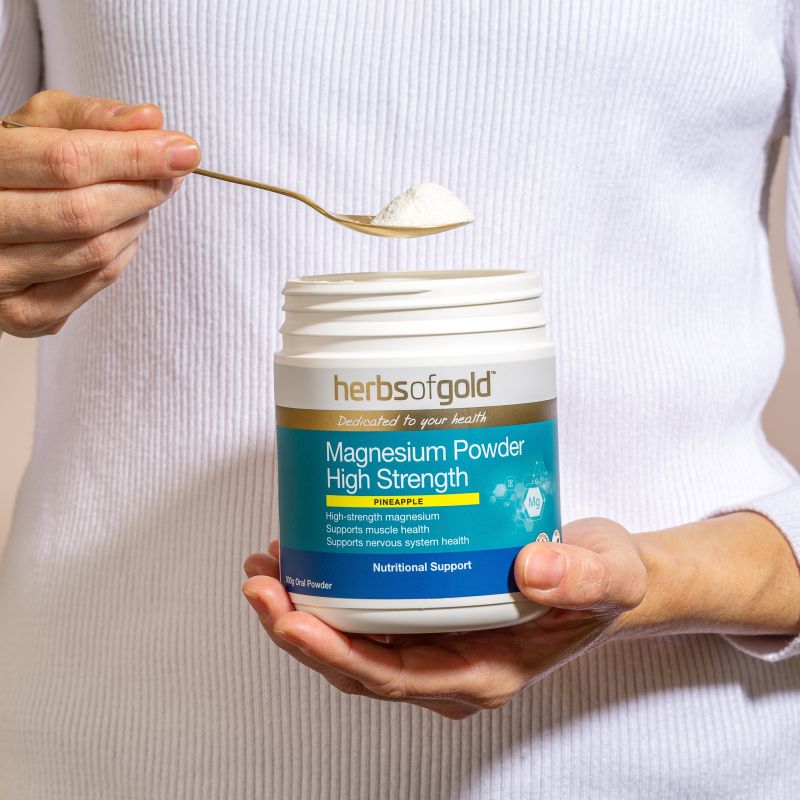 Herbs of Gold Magnesium Powder High Strength 150g