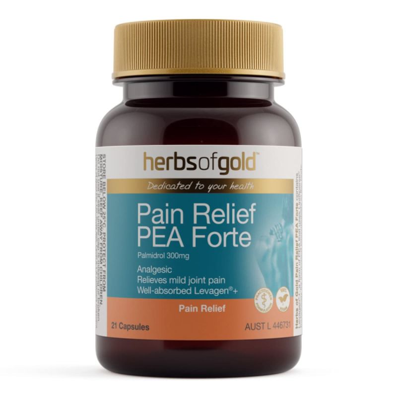 Herbs of Gold Pain Relief PEA Forte 21 Capsules