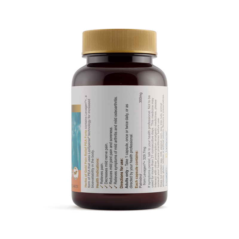 Herbs of Gold Pain Relief PEA Forte 21 Capsules