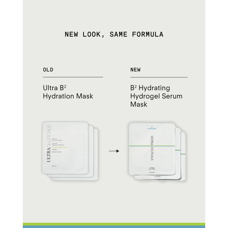 B² Hydrating Hydrogel Serum Mask (Pack of 3)