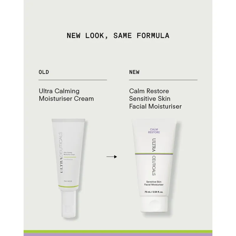 Ultraceuticals Calm Restore Sensitive Skin Facial Moisturiser 75mL