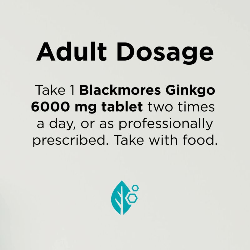 Blackmores Ginkgo 6000mg 30 Tablets