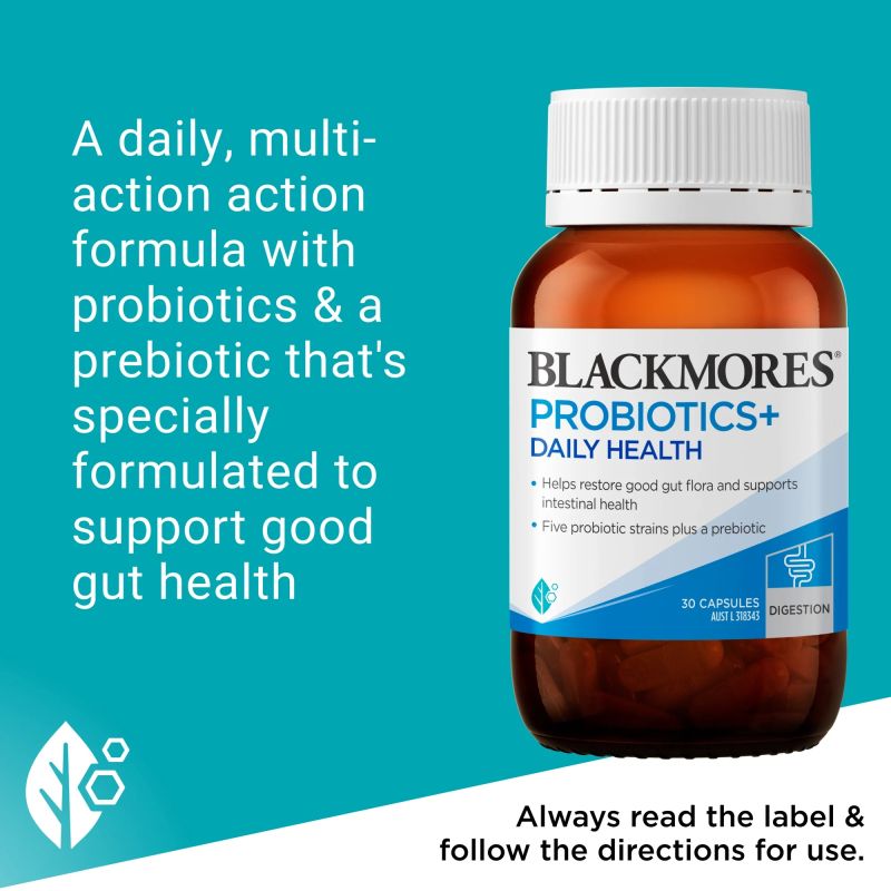 Blackmores Probiotics+ Daily Health 30 Capsules
