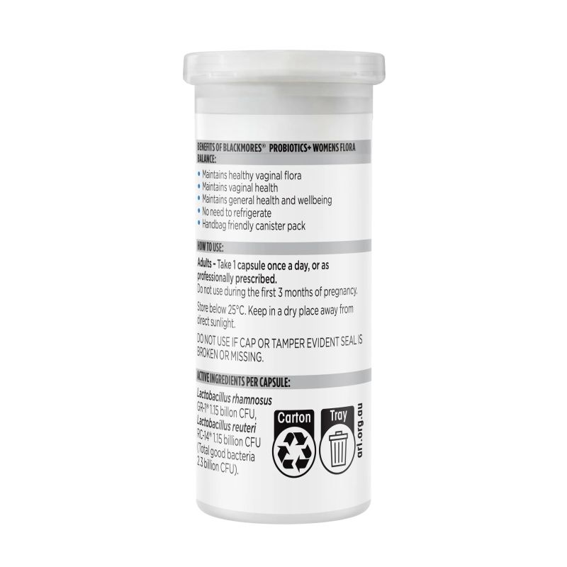 Blackmores Probiotics+ Women's Flora Balance 30 Capsules