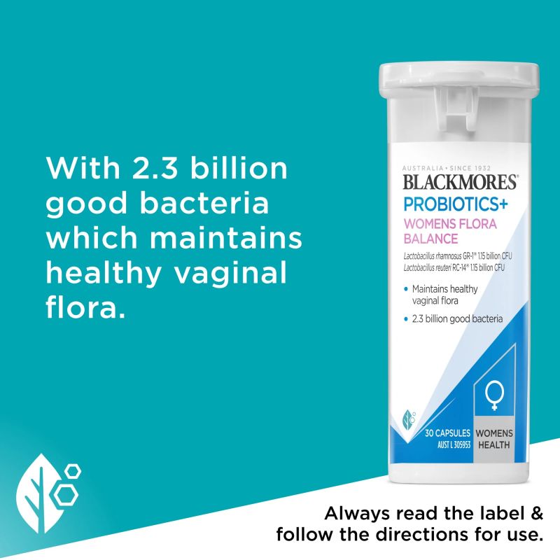 Blackmores Probiotics+ Women's Flora Balance 30 Capsules