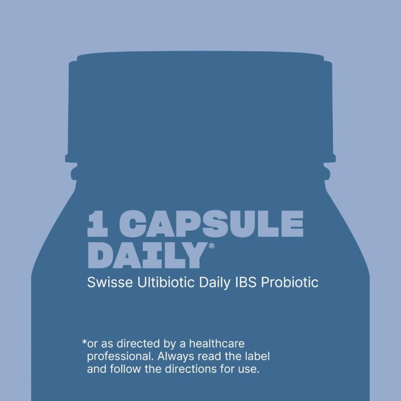 Swisse Ultibiotic Daily IBS Probiotic 30 Capsules