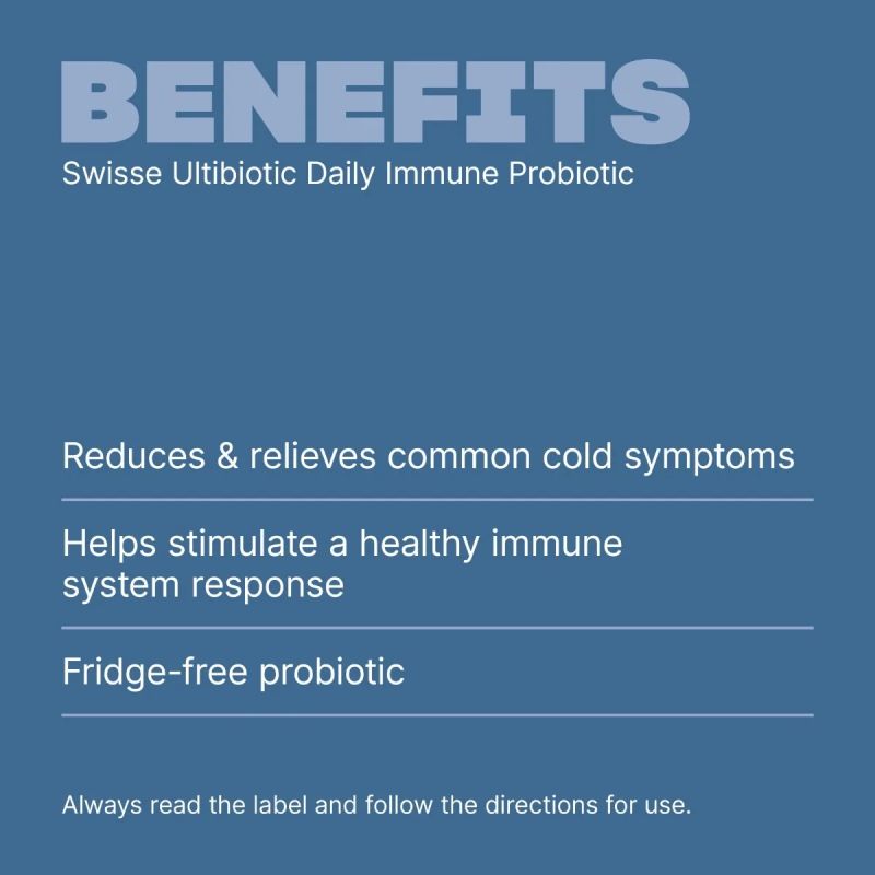 Swisse Ultibiotic Daily Immune Probiotic 30 Capsules