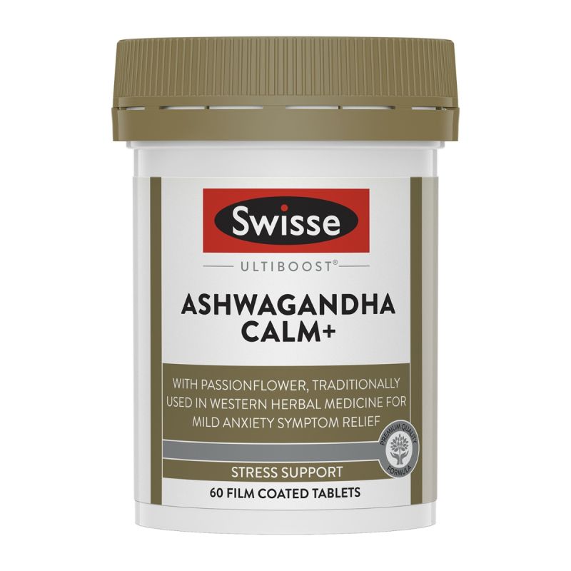 Swisse Ultiboost Ashwagandha Calm+ 60 Tablets
