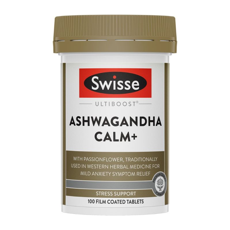 Swisse Ultiboost Ashwagandha Calm+ 60 Tablets