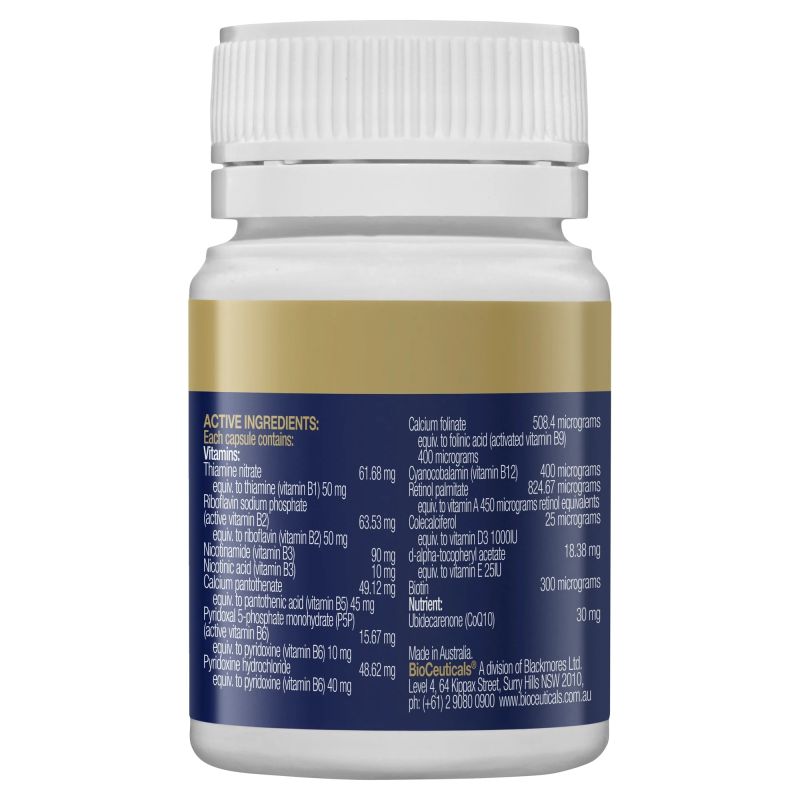 BioCeuticals Mega B Q10 30 Capsules