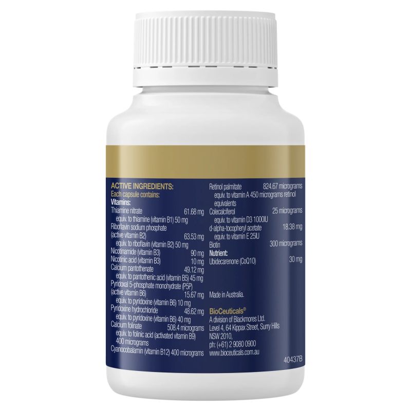 BioCeuticals Mega B Q10 60 Capsules