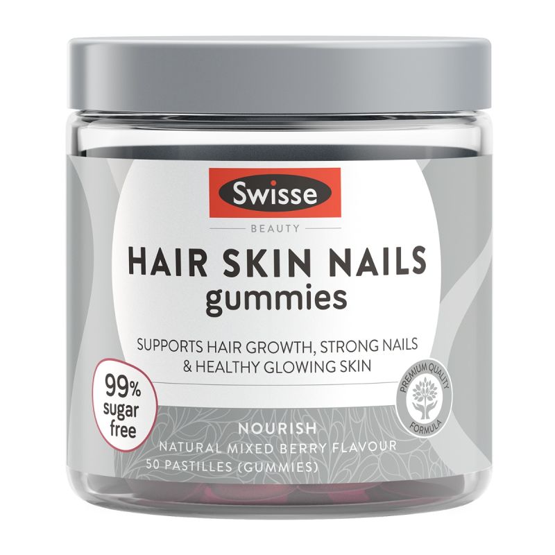 Swisse Beauty Hair Skin Nails Gummies 50 Pastilles