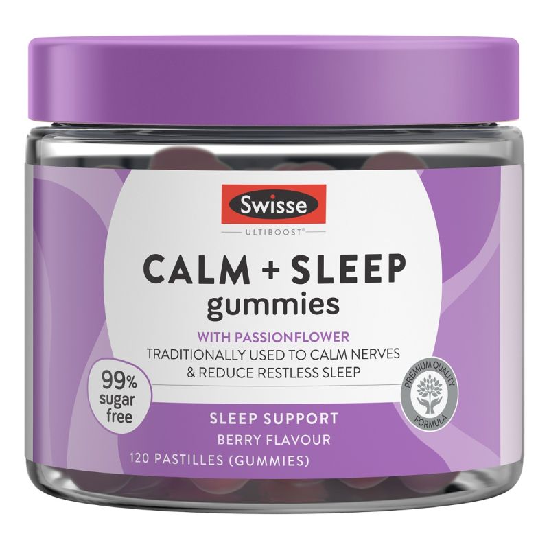 Swisse Ultiboost Calm + Sleep Gummies 60 Pastilles
