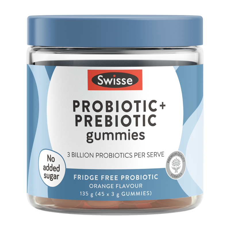 Swisse Probiotic + Prebiotic Gummies 45 Pack