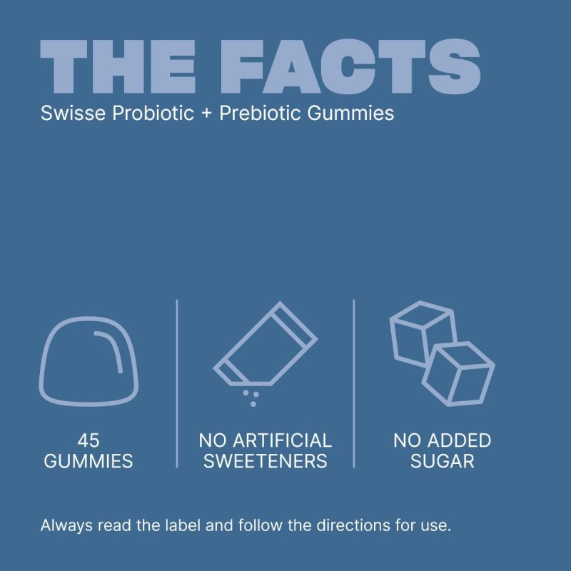 Swisse Probiotic + Prebiotic Gummies 45 Pack