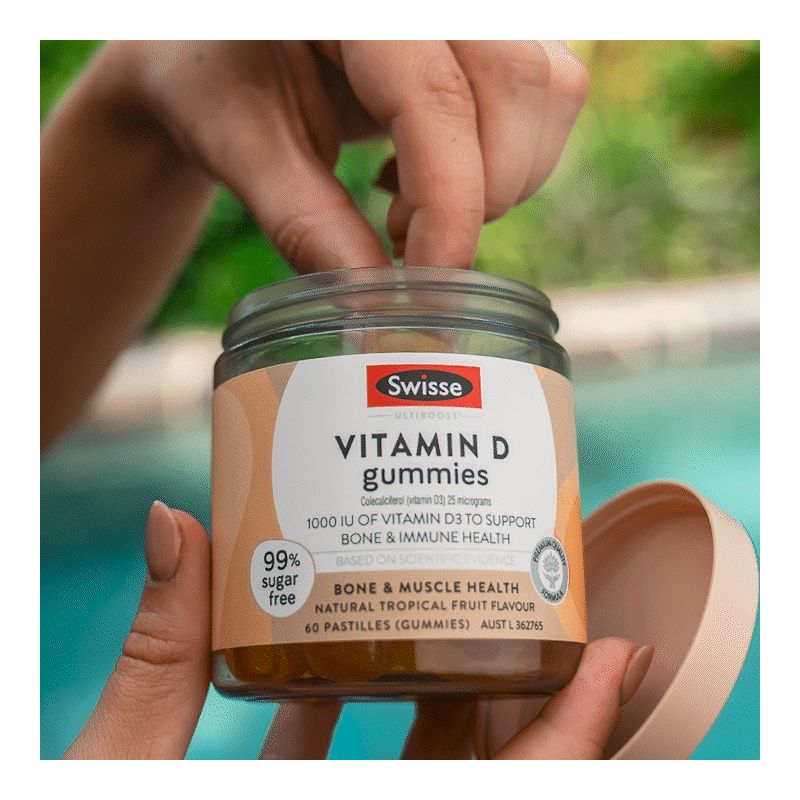 Swisse Ultiboost Vitamin D Gummies 60 Pastilles