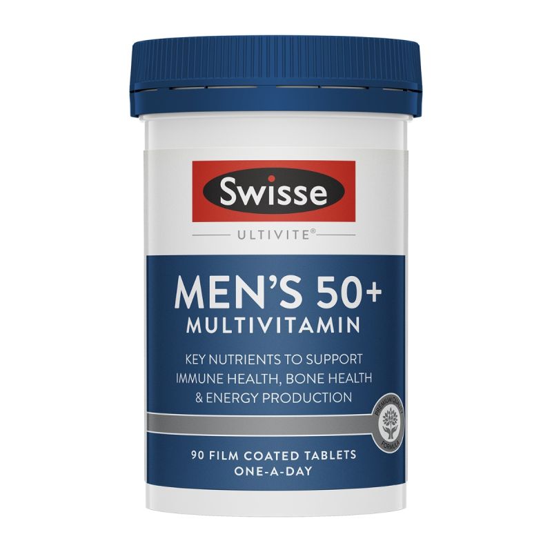 Swisse Ultivite Men's 50 + Multivitamin 60 Tablets