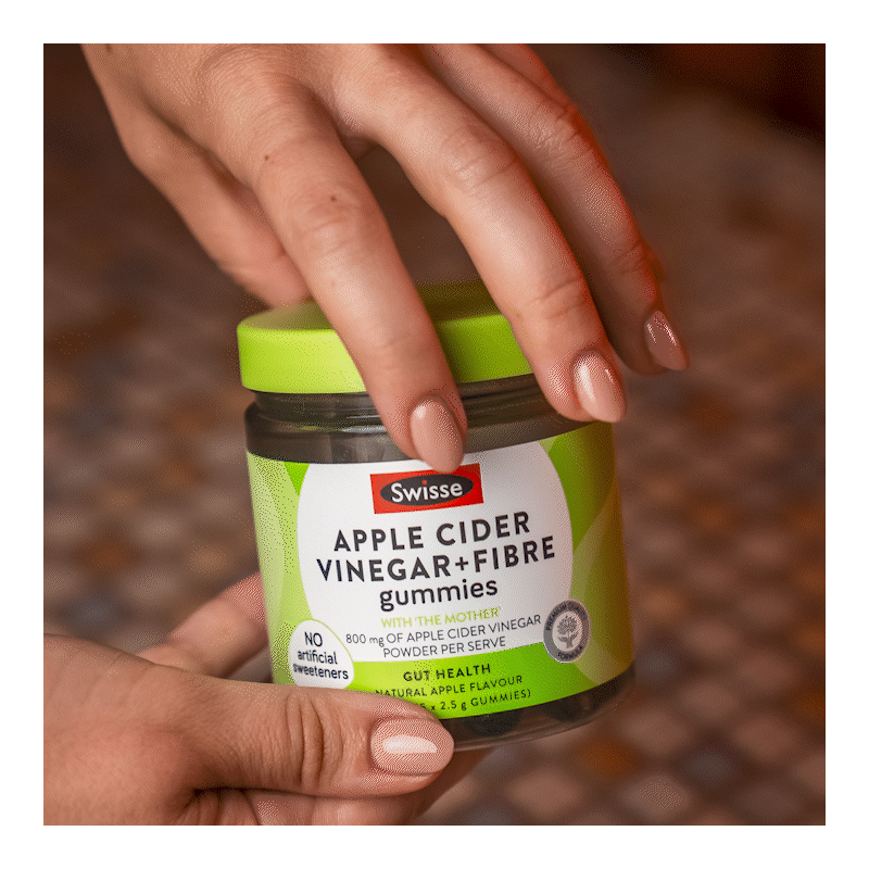 Swisse Apple Cider Vinegar + Fibre Gummies 45 Pack