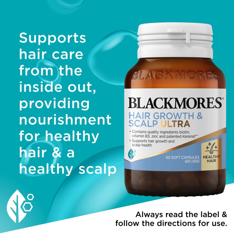 Blackmores Hair Growth & Scalp Ultra 60 Capsules