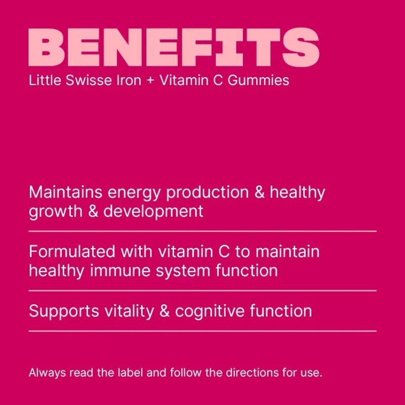 Swisse Little Swisse Iron + Vit C 40 Gummies
