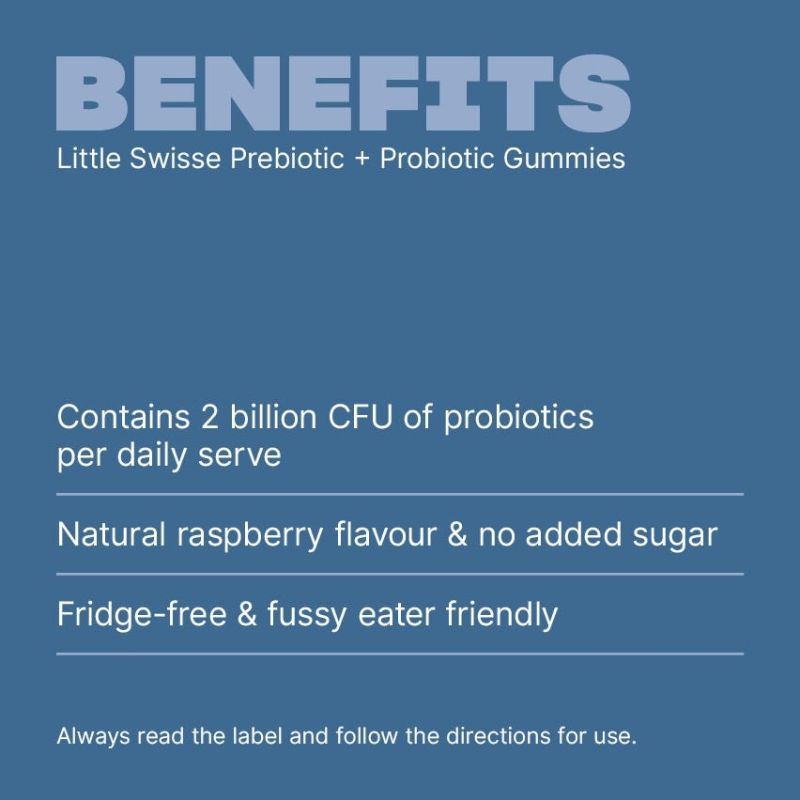 Little Swisse Pre + Probiotic Gummies 50 Pack