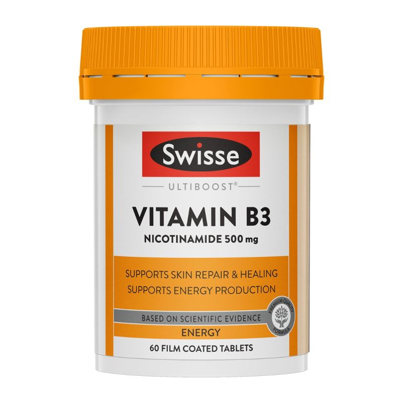 Swisse Ultiboost Vitamin B3 60 Tablets