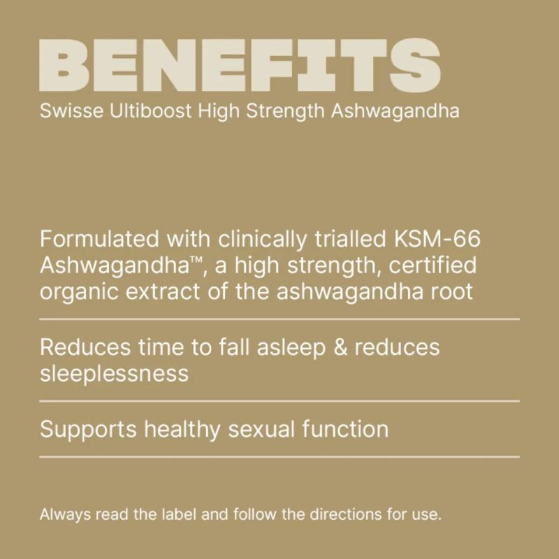 SWISSE ULTIBOOST HIGH STRENGTH ASHWAGAND