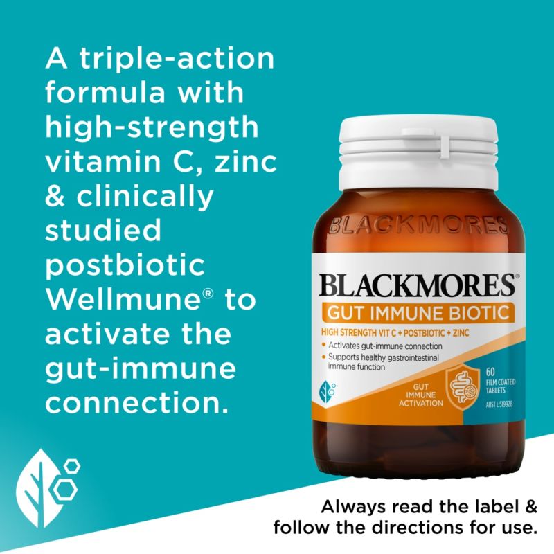 Blackmores Gut Immune Biotic 60 Tablets