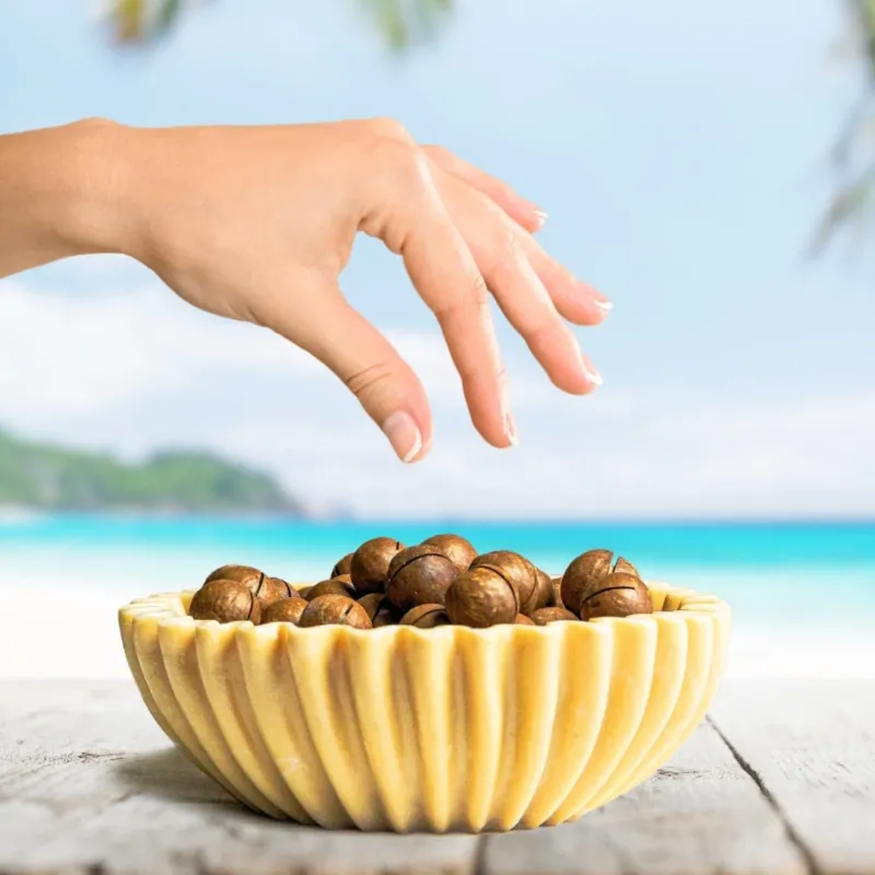 Macadamias Australia The Original Golden Crunch Macadamias Coconut Pandan 225g
