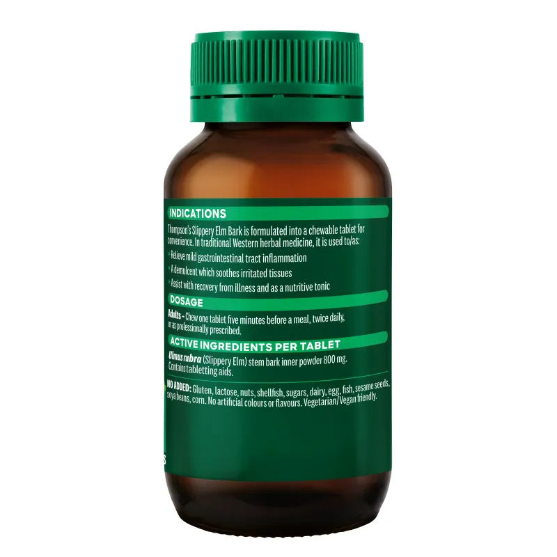 Thompson's Slippery Elm Bark 60 Tablets
