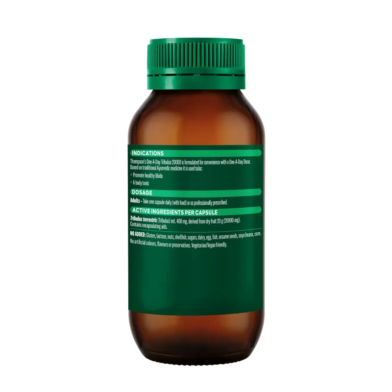 Thompson's One-A-Day Tribulus 20000 120 Capsules