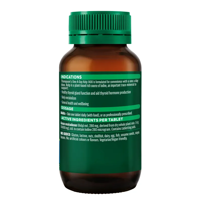 Thompson's One-A-Day Kelp 1400 120 Tablets