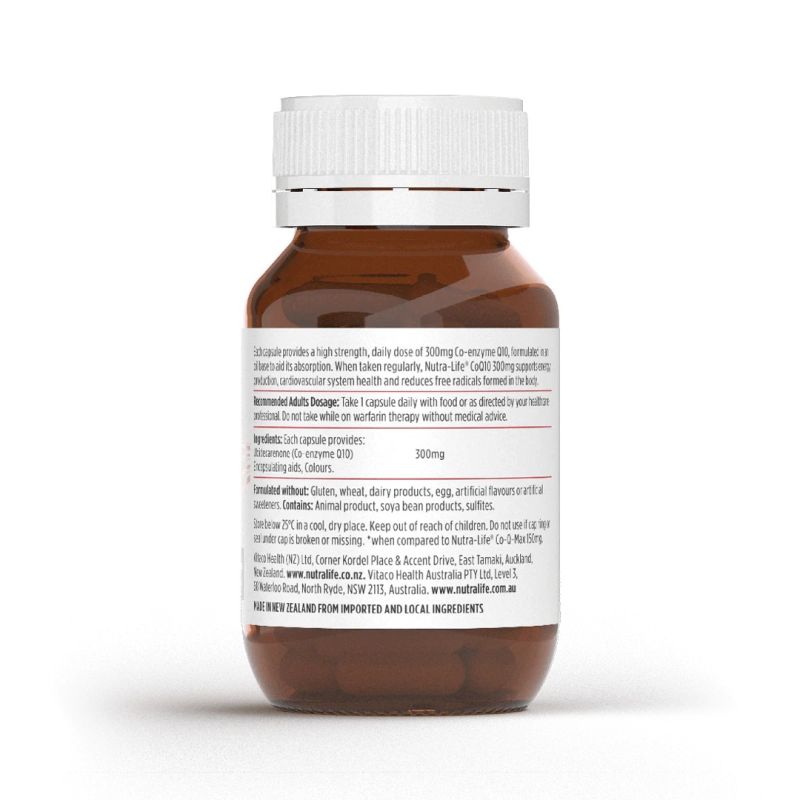 Nutra-Life CoQ10 300mg 30 Capsules