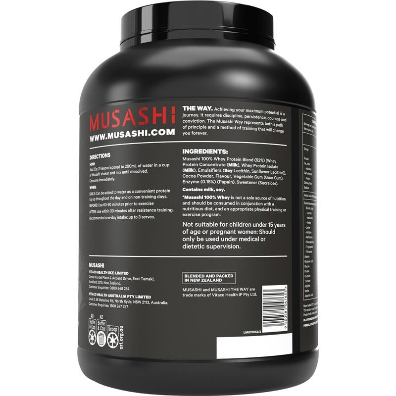Musashi 100%  Whey Chocolate 2kg