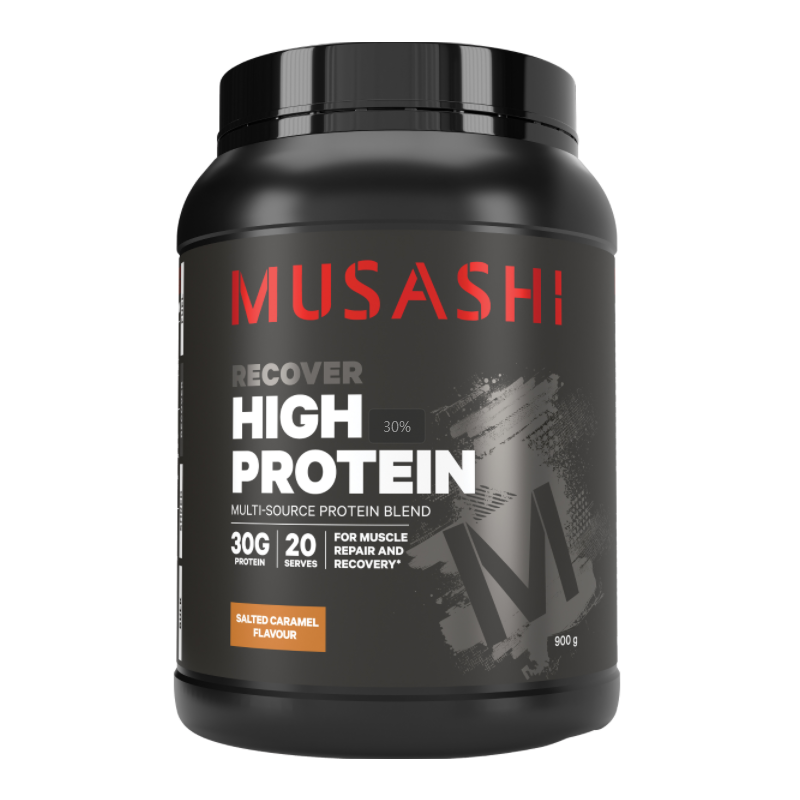 Musashi High Protein Salted Caramel 900g