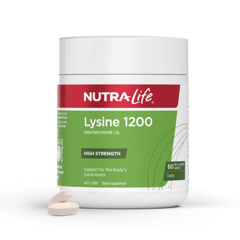 Nutra-Life L- Lysine 1200mg 60 Tablets