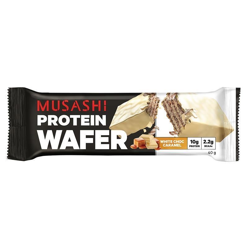 Musashi Protein Wafer White Chocolate Caramel 40g x 12