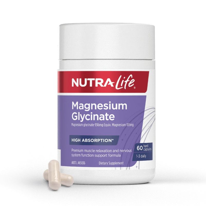 Nutra-Life Magnesium Glycinate 60 Capsules