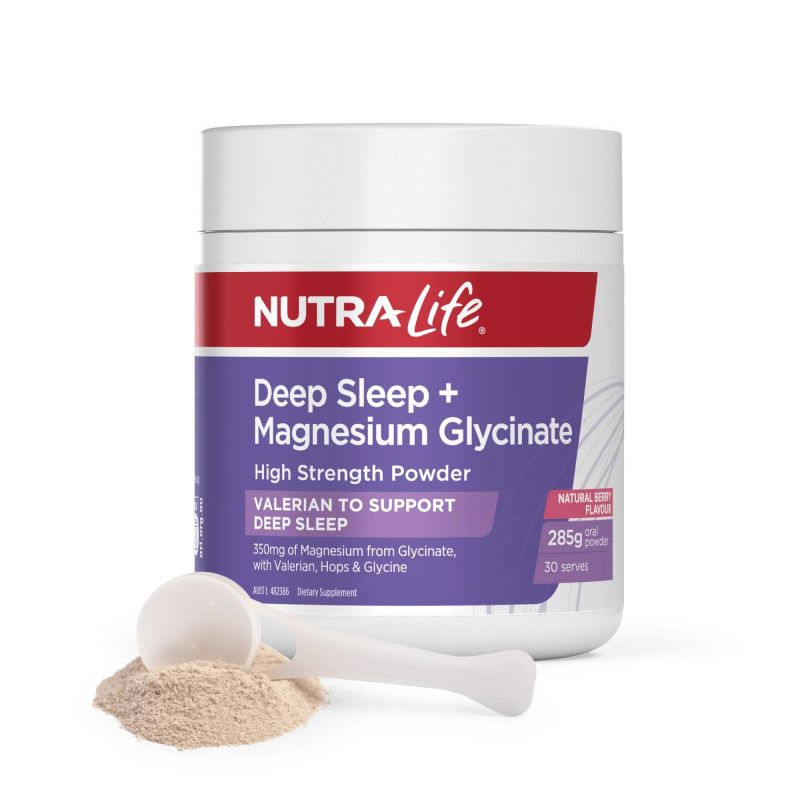 Nutra-Life Deep Sleep + Magnesium Glycinate 285g