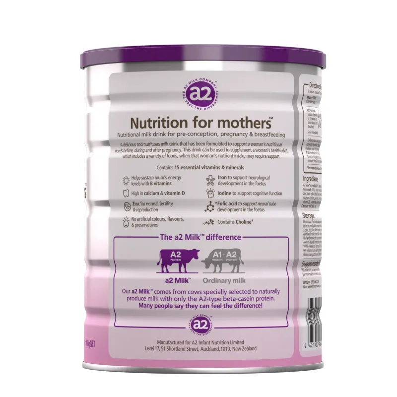 A2 Nutrition for Mothers Milk Powder 900g