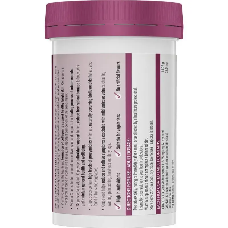 Swisse Ultiboost Grape Seed 14,250mg 180 Tablets