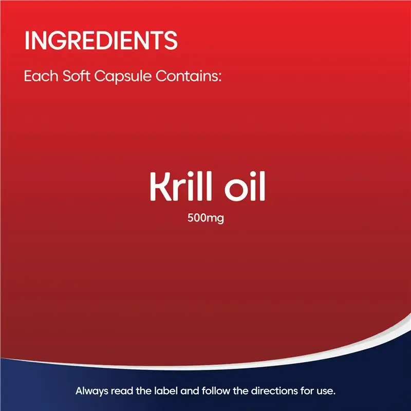 Bioglan-Red Krill Oil 500mg 120 Capsules